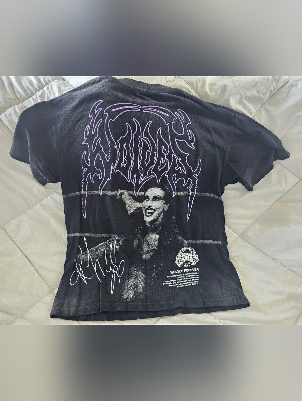 Darc Sport X WWE Rhea Ripley Purple Text T-Shirt
